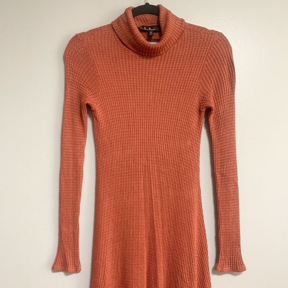Lulus Never Say Goodbye Terra Cotta Backless Swing Dress Size M - Picture 5 of 11